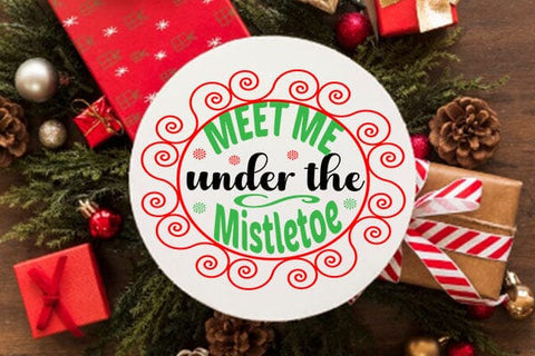meet me under the mistletoe SVG Angelina750 