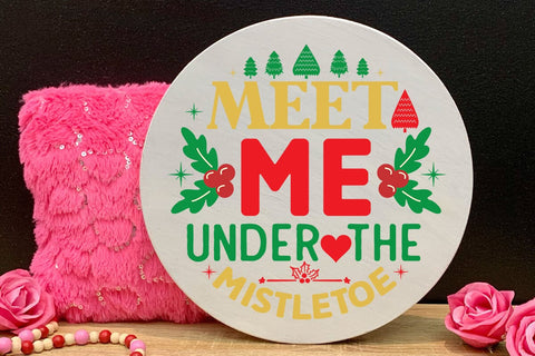 Meet me under the mistletoe SVG Angelina750 