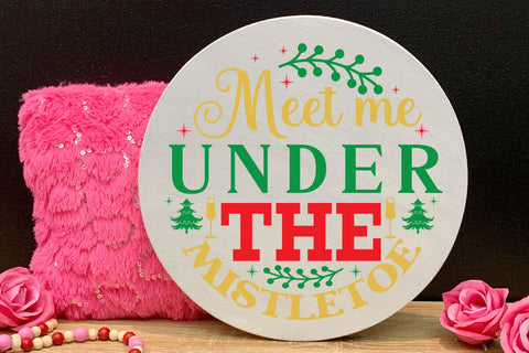 Meet me under the mistletoe SVG Angelina750 