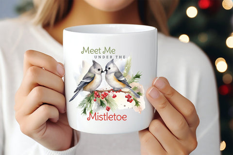 Meet Me Under the Mistletoe - Winter PNG Sublimation Sublimation CraftLabSVG 