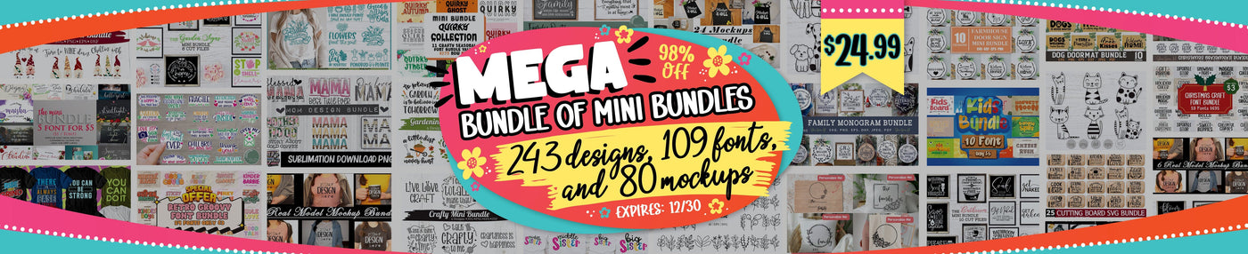 Mega Bundle Of Mini Bundles | 98% Off  [Reg. $1372]