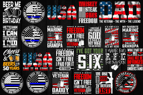 Mega Bundle SVG, Funny Svg Bundle , Army Svg Design, Father Day T-shirt Design SVG DesignDestine 
