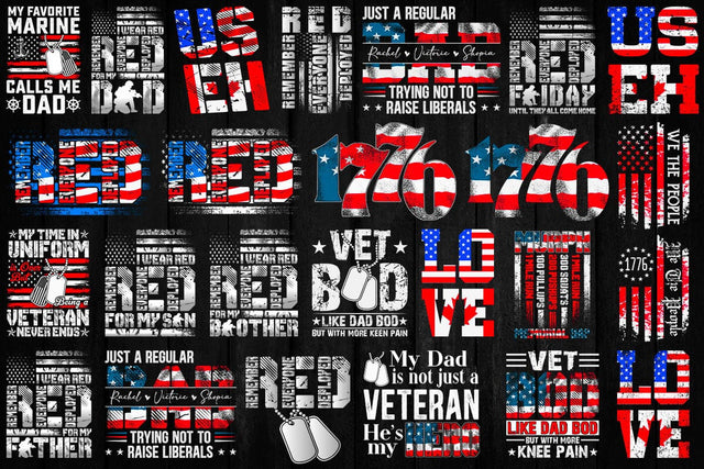 Mega Bundle SVG, Funny Svg Bundle , Army Svg Design, Father Day T-shirt Design SVG DesignDestine 