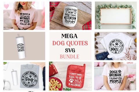 Mega Dog Quotes SVG Bundle, Dog Quotes SVG Bundle, Huge SVG Bundle, SVGs,Quotes and Sayings,Food & Drink,On Sale, Print & Cut SVG DesignPlante 503 