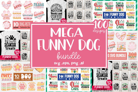 Mega Dog Sublimation Bundle SVG designmaster24 