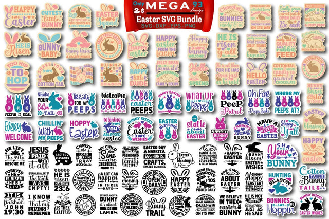 Mega Easter SVG Bundle SVG Angelina750 