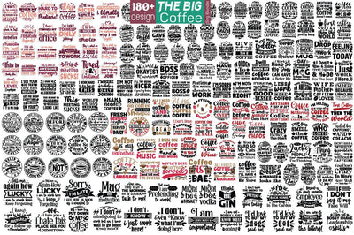 Mega Funny Coffee Office Mug SVG Bundle SVG Angelina750 
