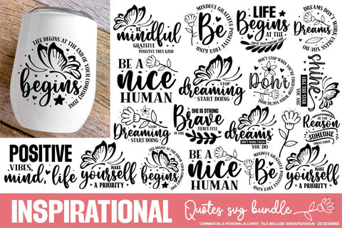 Mega Inspirational SVG Bundle, Motivational Quotes SVG,SVGs,Quotes and Sayings,Food & Drink,On Sale, Print & Cut SVG designmaster24 