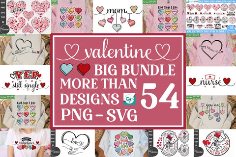 Mega Valentine's Day SVG Bundle, Mega Valentine Bundle, Valentine's Day SVG Big Bundle, SVGs, Food & Drink, Print & Cut, Quotes and Sayings SVG DesignPlante 503 