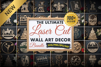 Mega Wall Art Bundle laser Cut svg Bundle , laser cut bundle svg SVG Regulrcrative 