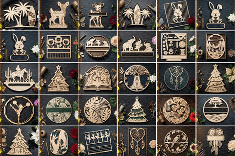 Mega Wall Art Bundle laser Cut svg Bundle , laser cut bundle svg SVG Regulrcrative 