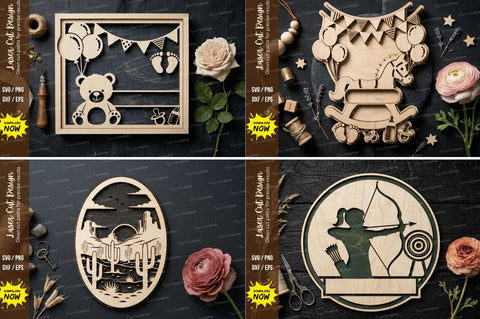 Mega Wall Art Bundle laser Cut svg Bundle , laser cut bundle svg SVG Regulrcrative 