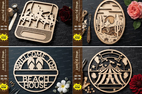 Mega Wall Art Bundle laser Cut svg Bundle , laser cut bundle svg SVG Regulrcrative 