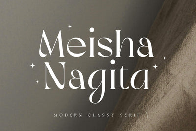Meisha Nagita - Unique Serif Font Arterfak Project 