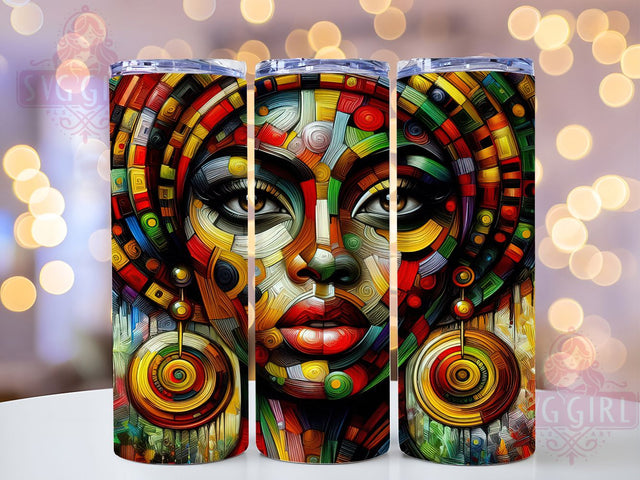 Melanin Magic Black Pride Tumbler, Black Girl Magic, Melanin Queen Gift, Black Beauty Design, Afrocentric Tumbler, Black Pride Present, Empowering Woman Cup Sublimation SvggirlplusArt 