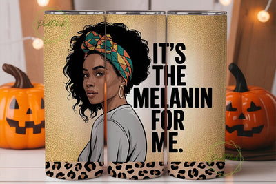 Melanin Queen 20oz Tumbler Wrap Sublimation PixelChick 
