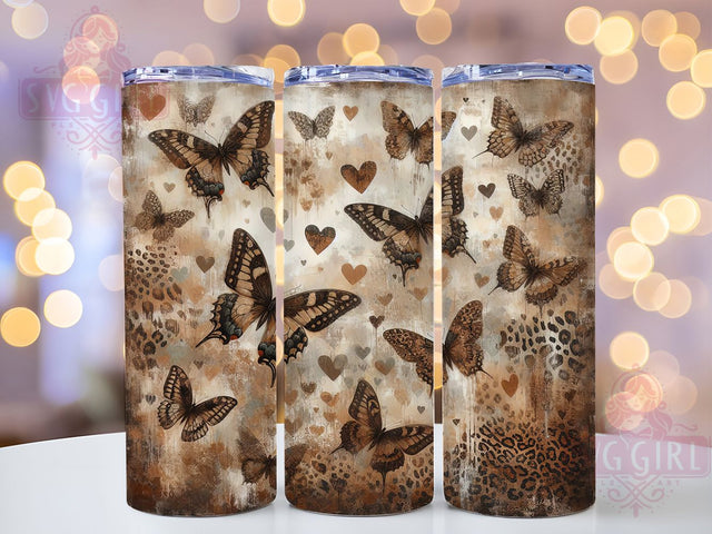 Melanin Queen Butterfly Tumbler Wrap, Butterfly Sublimation PNG, 20oz Black Girl Magic Tumbler, Afrocentric Design, Melanin Queen Wrap, Empowerment Tumbler PNG, Beautiful Black Art Sublimation SvggirlplusArt 