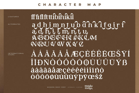 Melgike Dream - Modern Serif Font Font Letterena Studios 