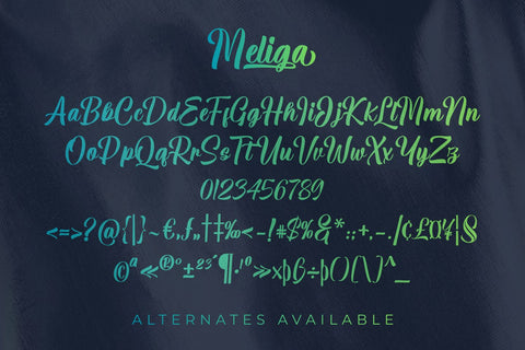 Meliga Font gatype 