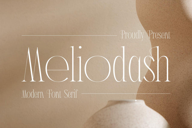 Meliodash Typeface Font Storytype Studio 