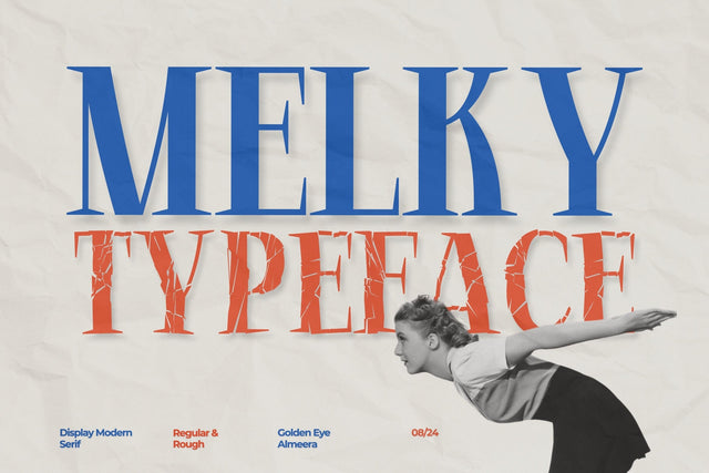 Melky Display Font Font studioalmeera 