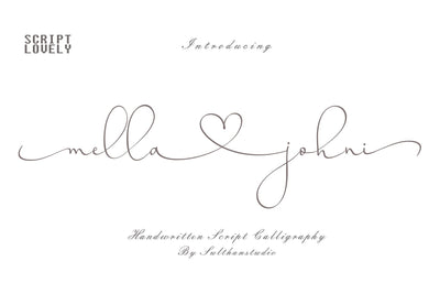 Mella johni Font Sulthan studio 
