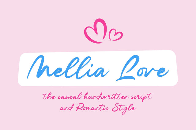 Mellia Love Font gatype 