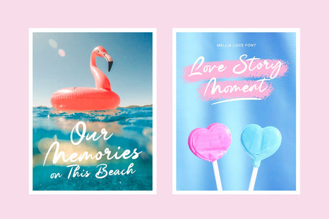 Mellia Love Font gatype 