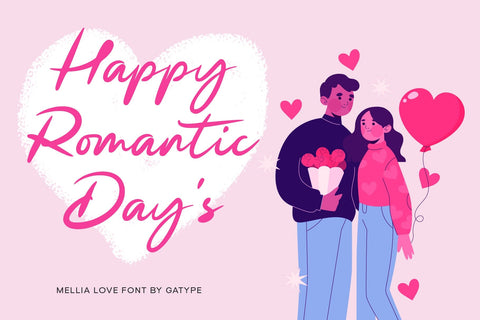 Mellia Love Font gatype 
