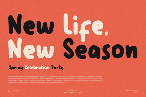 Mellifluous - Handwritten Font Font Alpaprana Studio 