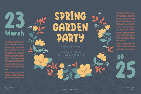 Mellifluous - Handwritten Font Font Alpaprana Studio 