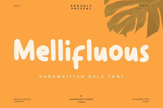Mellifluous - Handwritten Font Font Alpaprana Studio 
