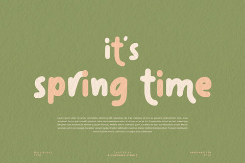 Mellifluous - Handwritten Font Font Alpaprana Studio 