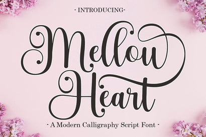 Mellow Heart Font RomieStudio 