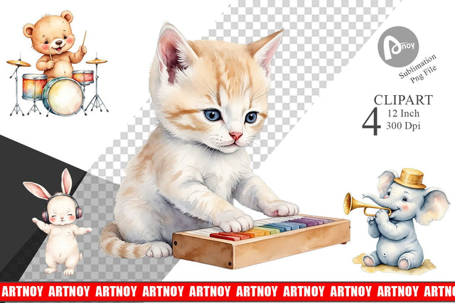 Melody Baby Beats Clipart Sublimation artnoy 