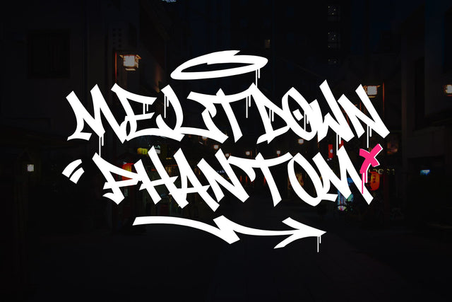 Meltdown Phantom – Urban Drip Graffiti Font Font Mozzatype 