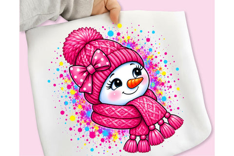 Meltdown Snowman Christmas Sublimation PNG Sublimation DesignPlante 503 