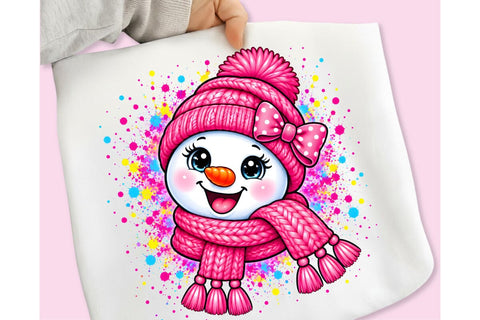 Meltdown Snowman Christmas Sublimation PNG Sublimation DesignPlante 503 
