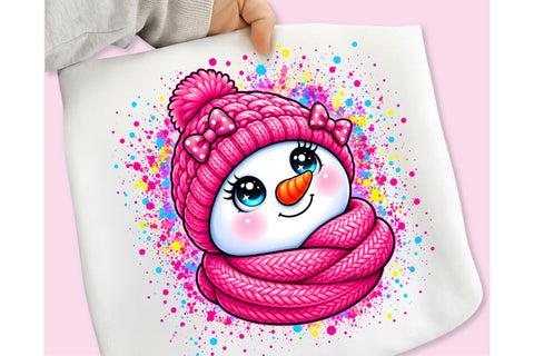 Meltdown Snowman Christmas Sublimation PNG Sublimation DesignPlante 503 