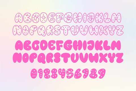 Melted Donuts Font Afandi Studio 