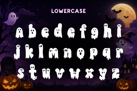Meltie Ghost - Halloween Font Font AnningArts Design 