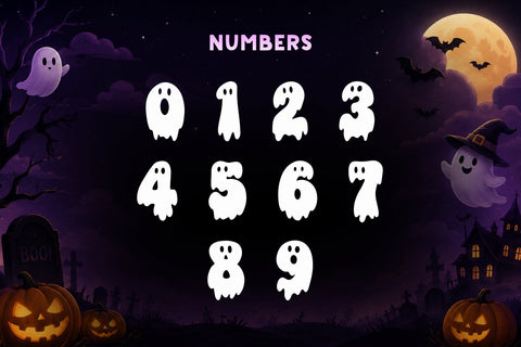 Meltie Ghost - Halloween Font Font AnningArts Design 