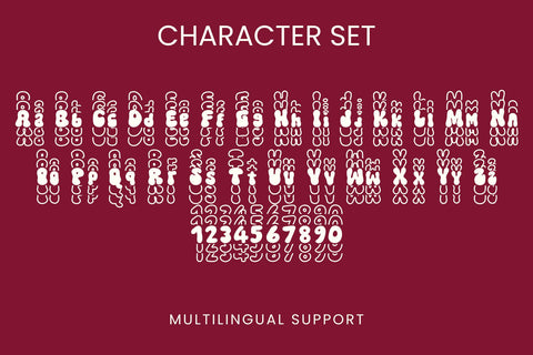 Meltipop Stacked Font Font Dm Letter Studio 