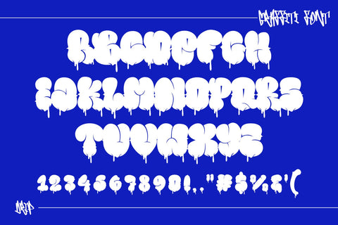 Melto Gofer – Bubble Graffiti Dripping Throw Up Font Mozzatype 