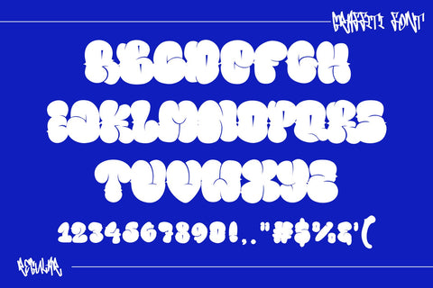 Melto Gofer – Bubble Graffiti Dripping Throw Up Font Mozzatype 