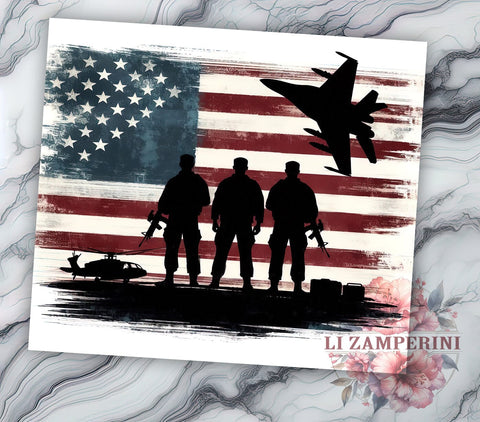 Memorial Day Patriotic 20oz Tumbler Wrap PNG, Veterans Tumbler Png, Straight & Tapered Tumbler Wrap, Instant Digital Download Sublimation Li Zamperini 