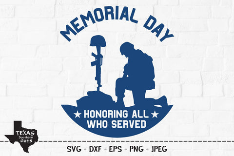 Memorial Day | Patriotic SVG SVG Texas Southern Cuts 
