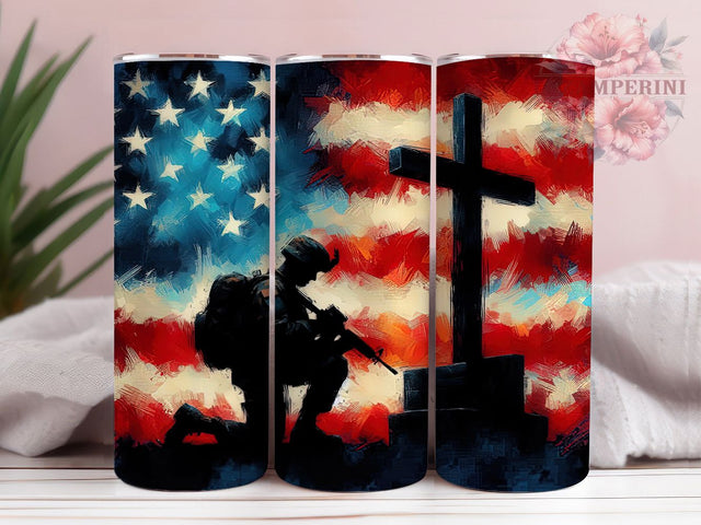 Memorial Day Patriotic Tribute Tumbler, Red White Blue Tumbler, Patriotic Sublimation Design, 4th Of July Tumbler Wrap, USA Flag Tumbler Wrap, America Pride Tumbler Sublimation Li Zamperini 