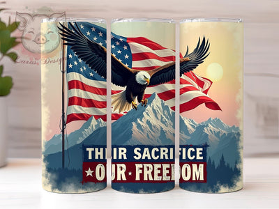 Memorial Day Tumbler, Veteran Gift, 20oz Tumbler Wrap, Patriotic Design, Sublimation PNG, Military Appreciation, Digital Download, Independence Day Decor Sublimation Lara' s Designs 