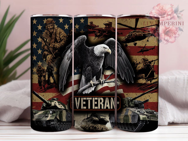 Memorial Day Veteran Patriotic Tumbler, Veteran Tumbler, Patriotic Tumbler, USA Flag Tumbler, American Flag Tumbler, 20oz Sublimation Wrap, Military Tumbler Sublimation Li Zamperini 